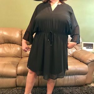Maurice’s Black Flowy Dress (Maurice’s Size 2X)
